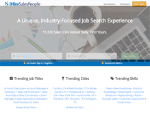Tablet Screenshot of ihiresalespeople.com